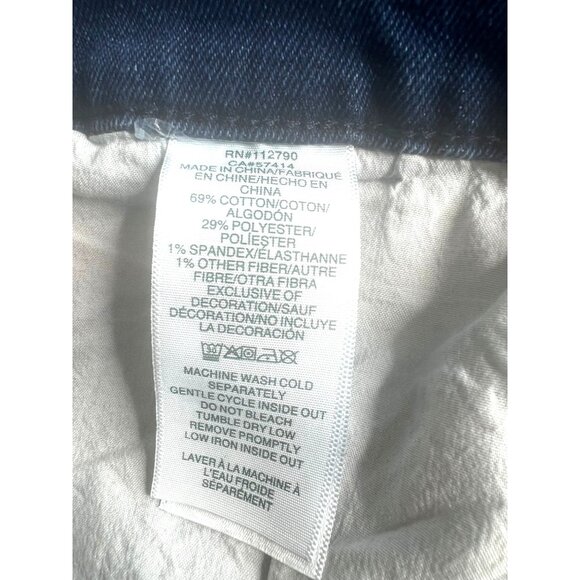 True Religion Mens Ricky Relaxed Straight Denim Shorts Dark Lagoon Wash Size 40 - Picture 10 of 16